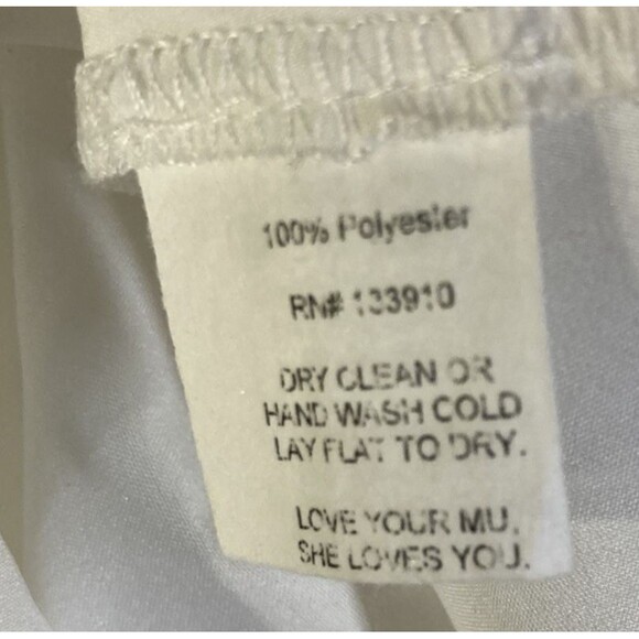 SHOW ME YOUR MUMU white one shoulder wide sleeve ruffled flounce hem top M - Picture 10 of 15